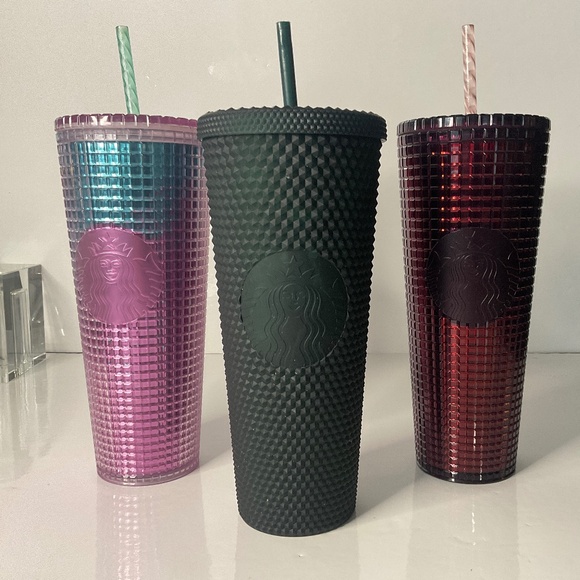 STARBUCKS 3 COLLECTABLE TUMBLERS - Picture 1 of 8